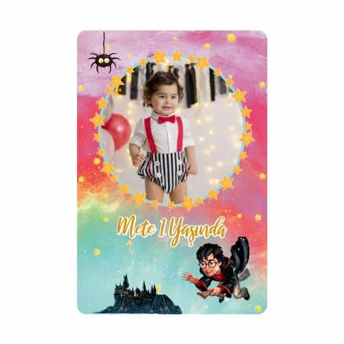 Harry Potter Temalı Doğum Günü Magneti